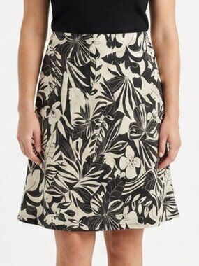 Cleo Tropical Print Pull On Skirt- Sz. 12